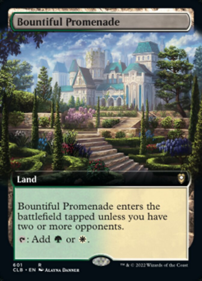 Bountiful Promenade (Extended Art) [Commander Legends: Battle for Baldur's Gate] | I Want That Stuff Brandon