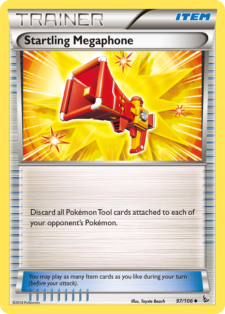 Startling Megaphone (97/106) [XY: Flashfire] | I Want That Stuff Brandon