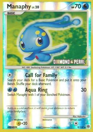 Manaphy (9/130) [Burger King Promos: 2008 Collection] | I Want That Stuff Brandon