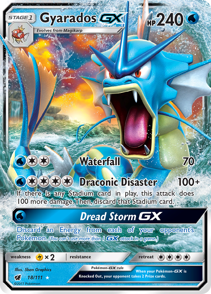 Gyarados GX (18/111) [Sun & Moon: Crimson Invasion] | I Want That Stuff Brandon