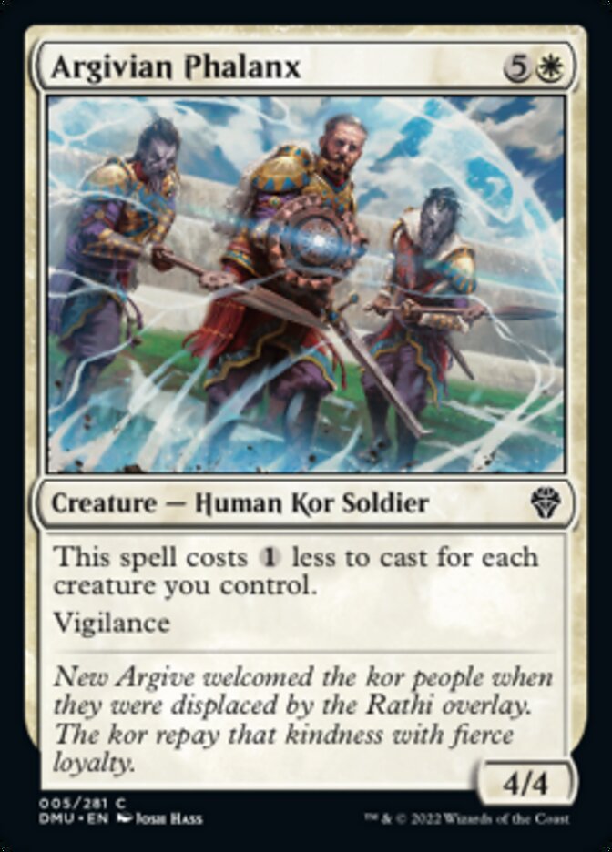 Argivian Phalanx [Dominaria United] | I Want That Stuff Brandon