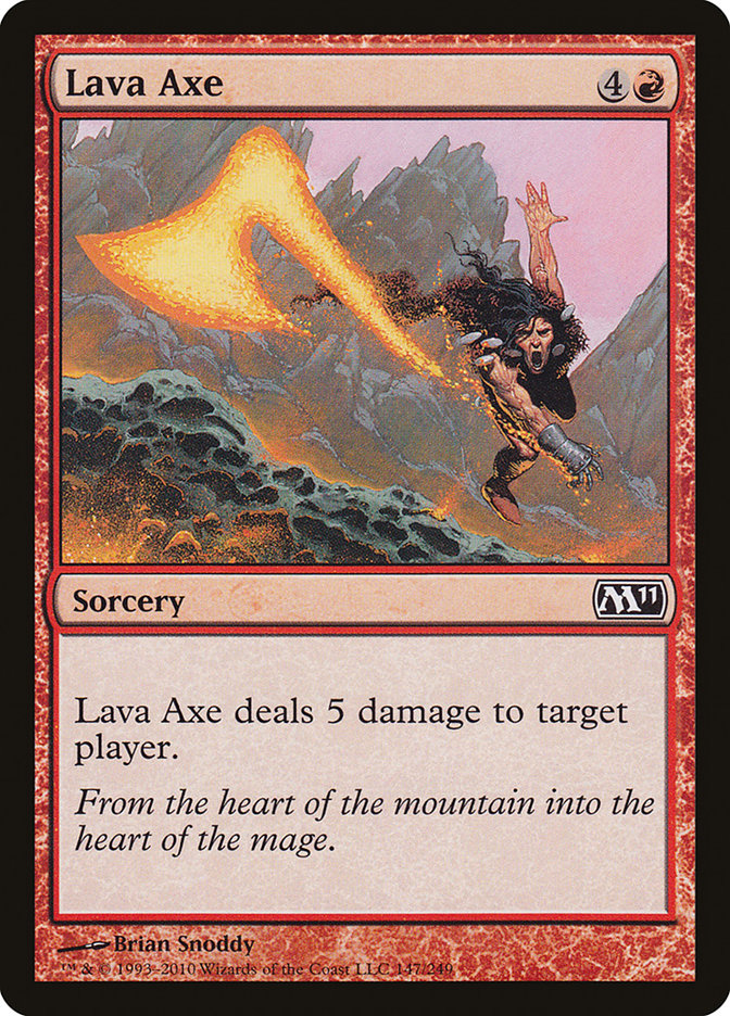 Lava Axe [Magic 2011] | I Want That Stuff Brandon