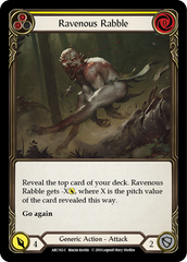 Ravenous Rabble (Yellow) [ARC192-C] 1st Edition Rainbow Foil | I Want That Stuff Brandon