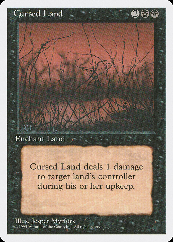 Cursed Land [Fourth Edition] | I Want That Stuff Brandon