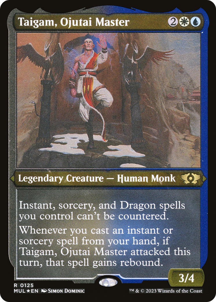 Taigam, Ojutai Master (Foil Etched) [Multiverse Legends] | I Want That Stuff Brandon