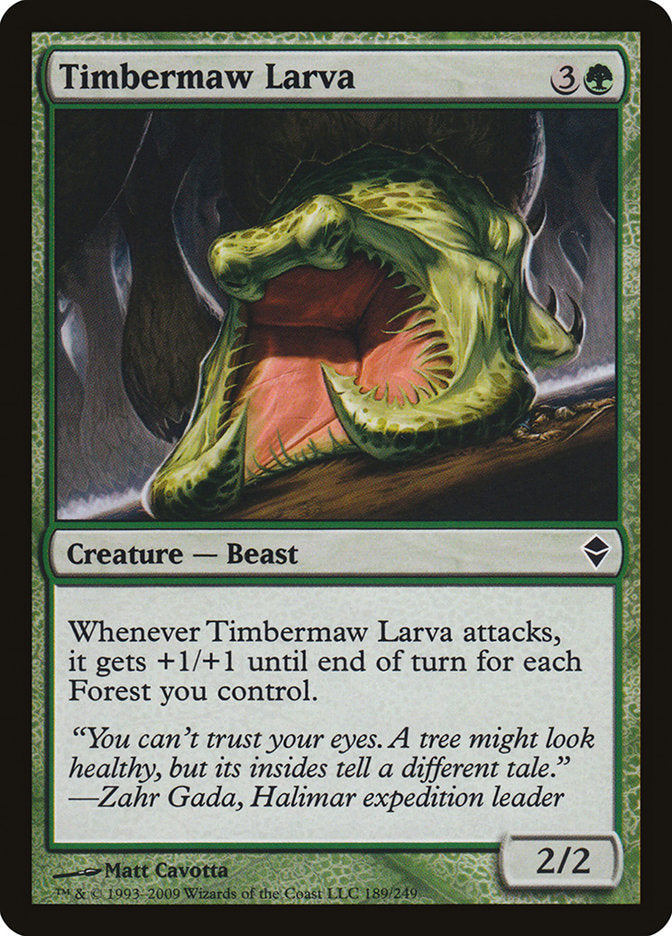 Timbermaw Larva [Zendikar] | I Want That Stuff Brandon