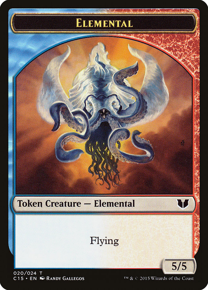 Elemental Token [Commander 2015 Tokens] | I Want That Stuff Brandon