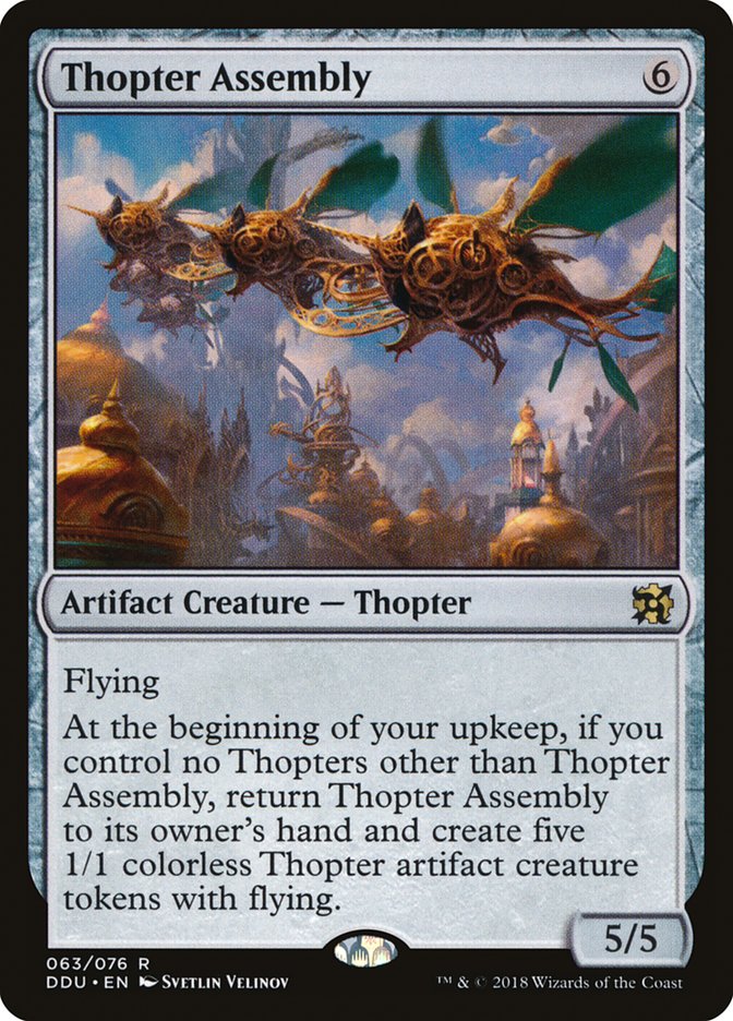 Thopter Assembly [Duel Decks: Elves vs. Inventors] | I Want That Stuff Brandon