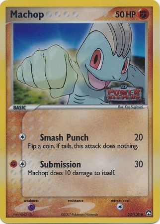 Machop (53/108) (Stamped) [EX: Power Keepers] | I Want That Stuff Brandon