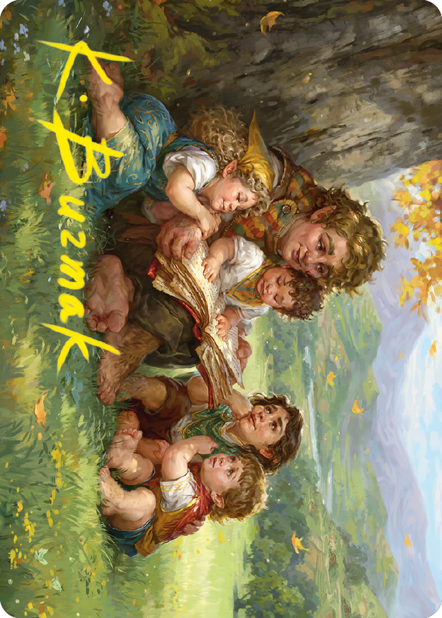 Samwise Gamgee Art Card (19/81) (Gold-Stamped Signature) [The Lord of the Rings: Tales of Middle-earth Art Series] | I Want That Stuff Brandon