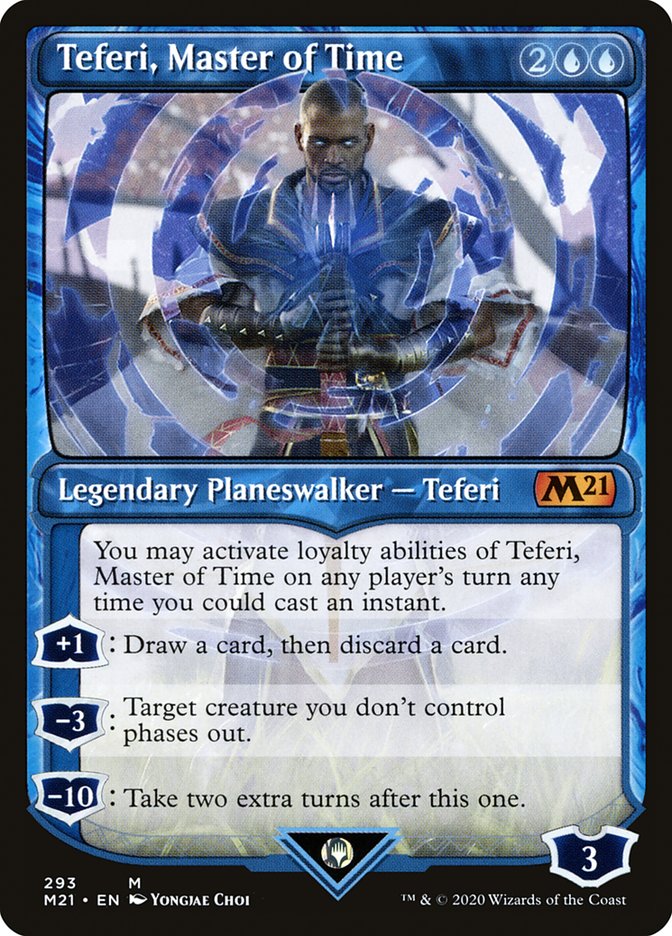 Teferi, Master of Time (Showcase) (293) [Core Set 2021] | I Want That Stuff Brandon