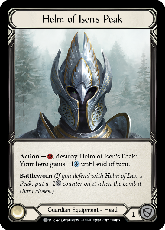 Helm of Isen's Peak [WTR042] Unlimited Edition Rainbow Foil | I Want That Stuff Brandon