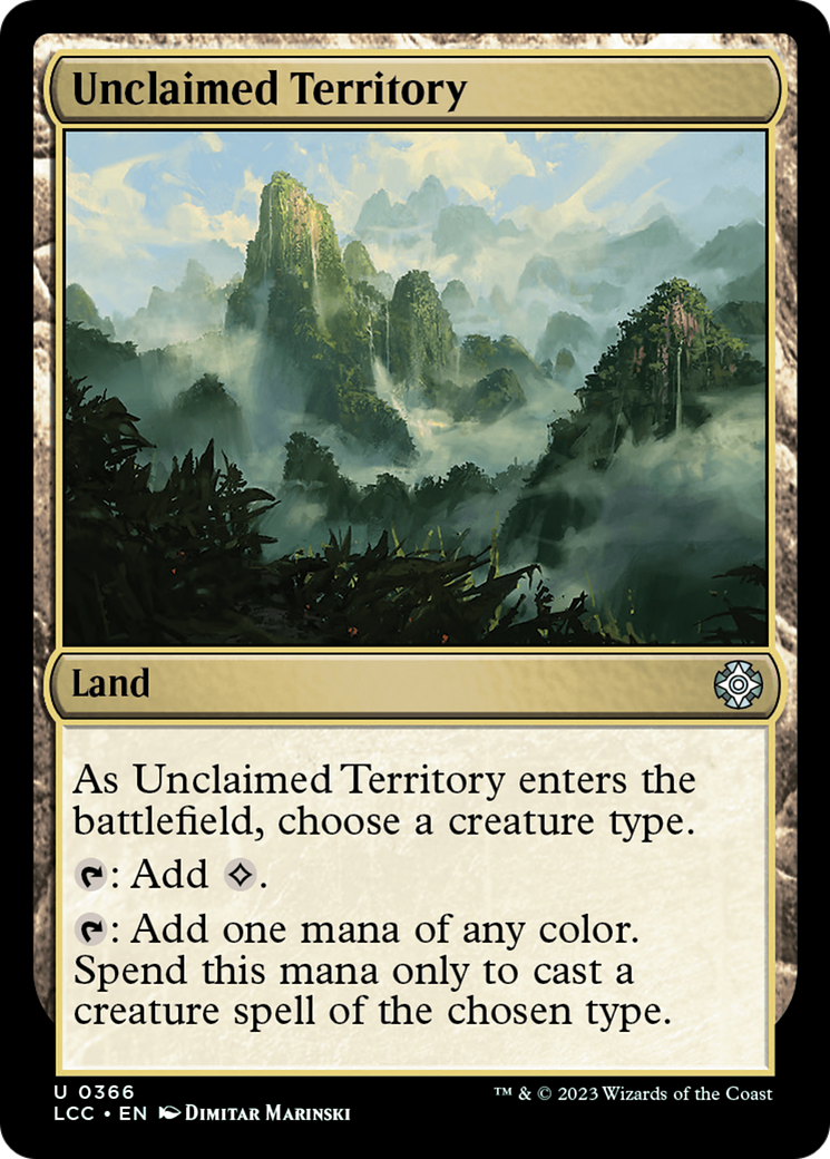 Unclaimed Territory [The Lost Caverns of Ixalan Commander] | I Want That Stuff Brandon