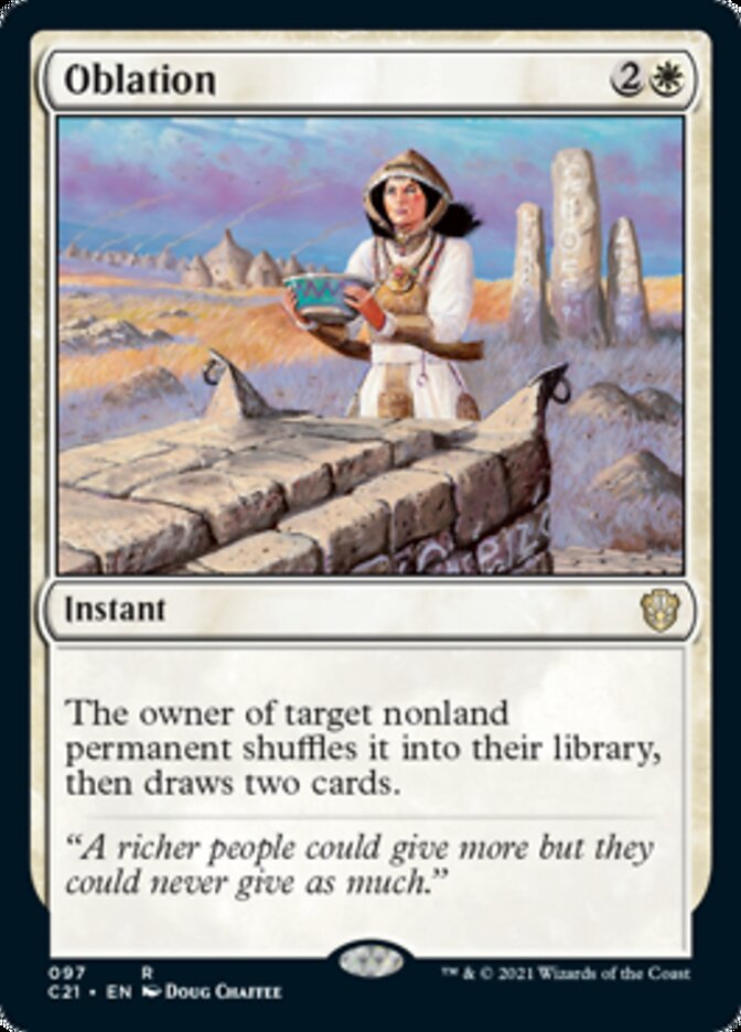 Oblation [Commander 2021] | I Want That Stuff Brandon