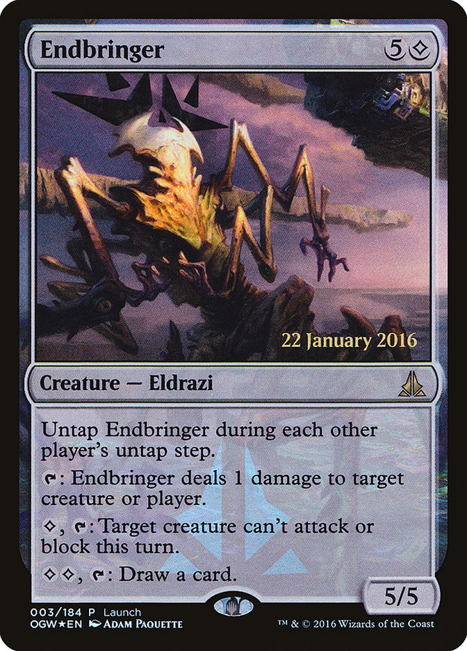 Endbringer (Prerelease) [Oath of the Gatewatch Promos] | I Want That Stuff Brandon