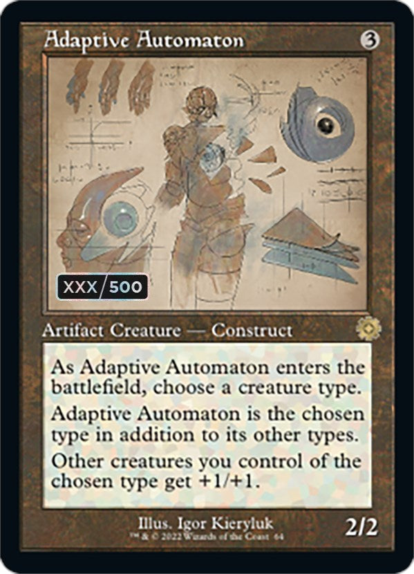 Adaptive Automaton (Retro Schematic) (Serialized) [The Brothers' War Retro Artifacts] | I Want That Stuff Brandon