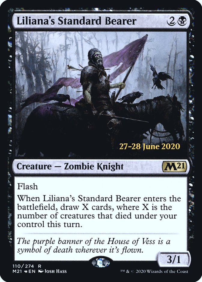 Liliana's Standard Bearer [Core Set 2021 Prerelease Promos] | I Want That Stuff Brandon
