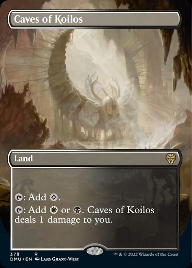 Caves of Koilos (Borderless Alternate Art) [Dominaria United] | I Want That Stuff Brandon