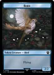 Elf Warrior // Bird Double Sided Token [The Lord of the Rings: Tales of Middle-Earth Commander Tokens] | I Want That Stuff Brandon