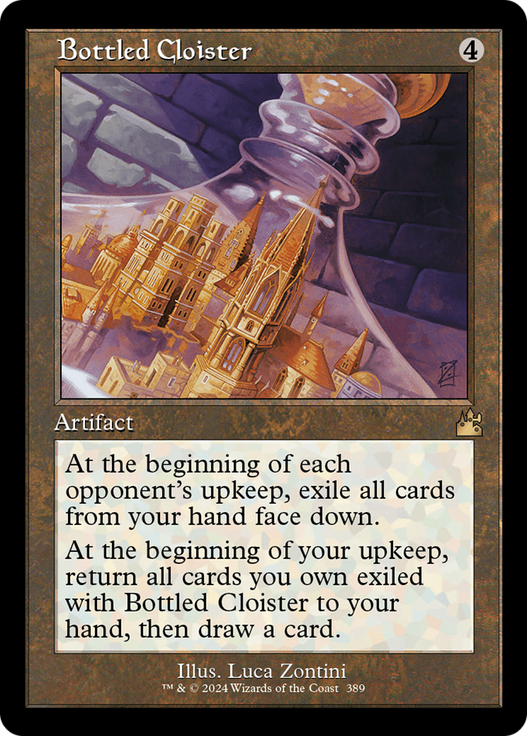 Bottled Cloister (Retro Frame) [Ravnica Remastered] | I Want That Stuff Brandon