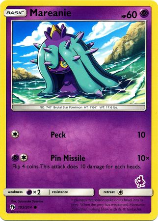 Mareanie (105/214) (Mewtwo Deck) [Battle Academy 2020] | I Want That Stuff Brandon