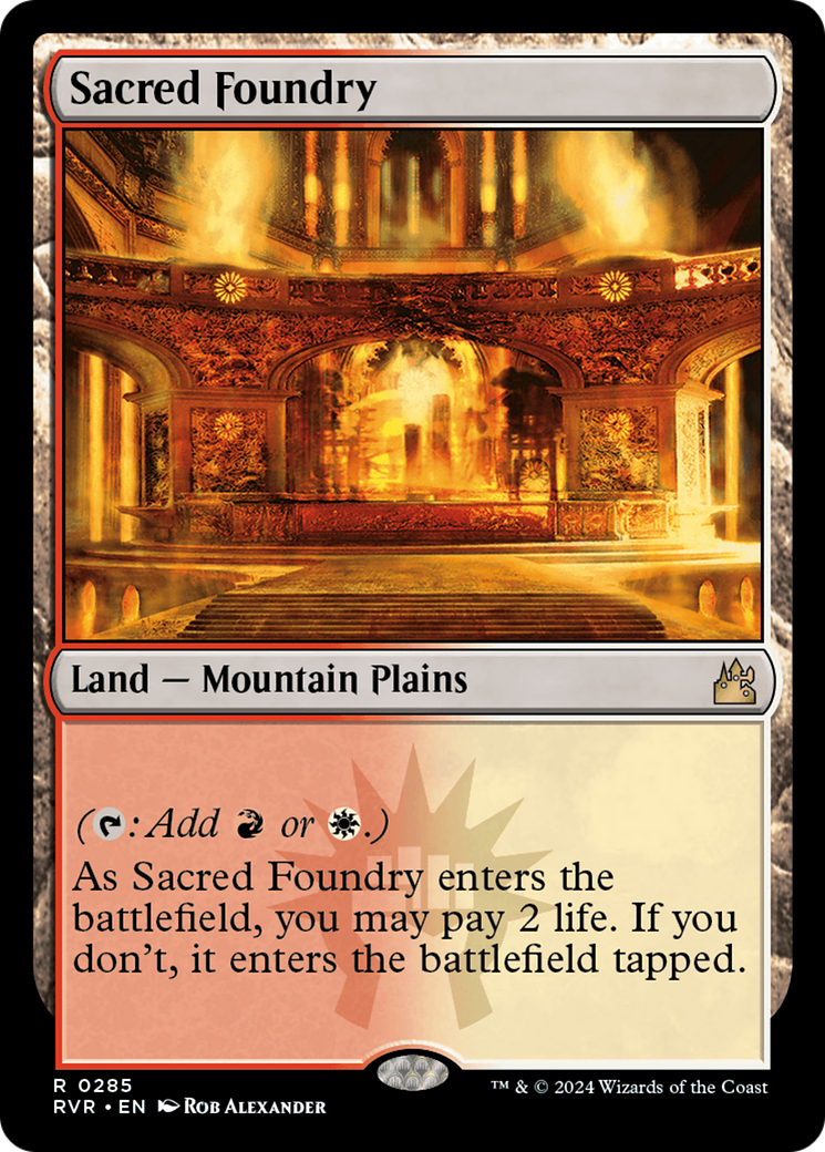 Sacred Foundry [Ravnica Remastered] | I Want That Stuff Brandon