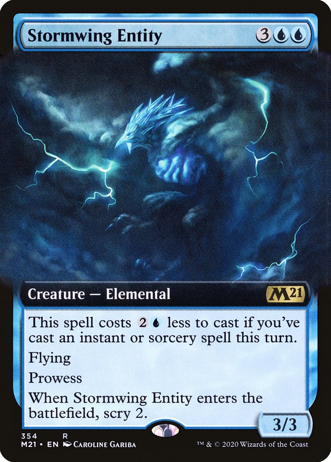 Stormwing Entity (Extended Art) [Core Set 2021] | I Want That Stuff Brandon