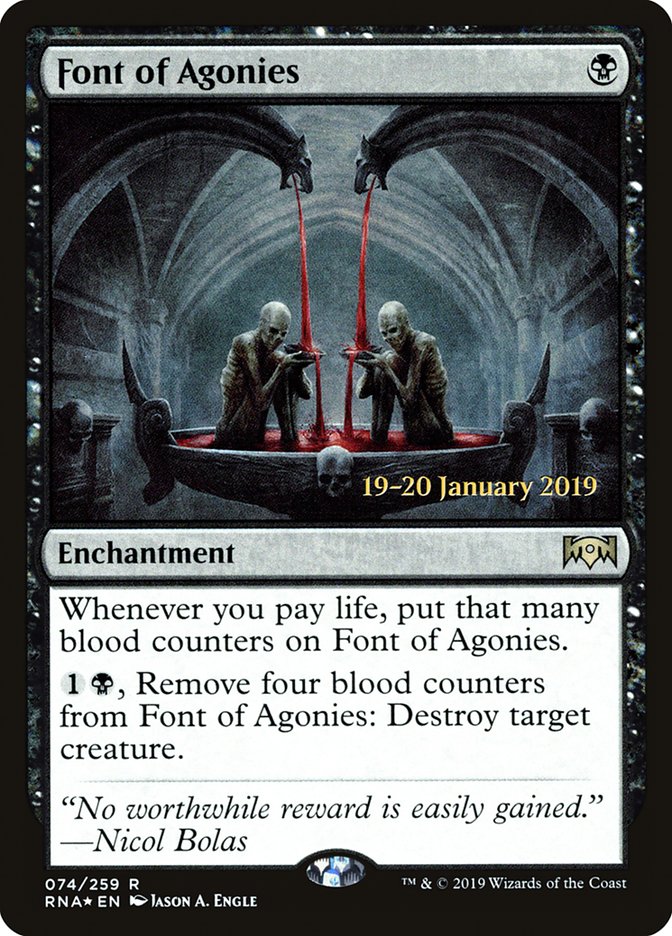 Font of Agonies [Ravnica Allegiance Prerelease Promos] | I Want That Stuff Brandon