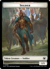 Soldier // Insect Double-Sided Token [March of the Machine Commander Tokens] | I Want That Stuff Brandon