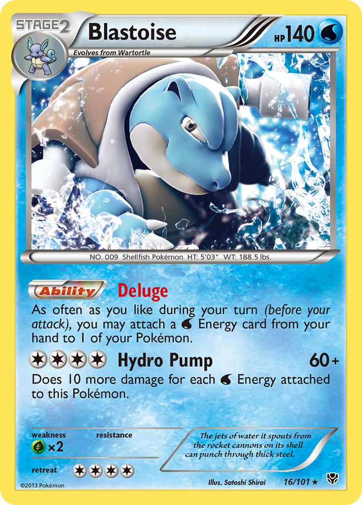 Blastoise (16/101) [Black & White: Plasma Blast] | I Want That Stuff Brandon