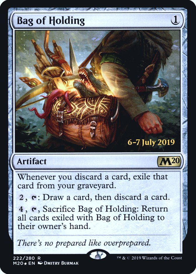 Bag of Holding [Core Set 2020 Prerelease Promos] | I Want That Stuff Brandon