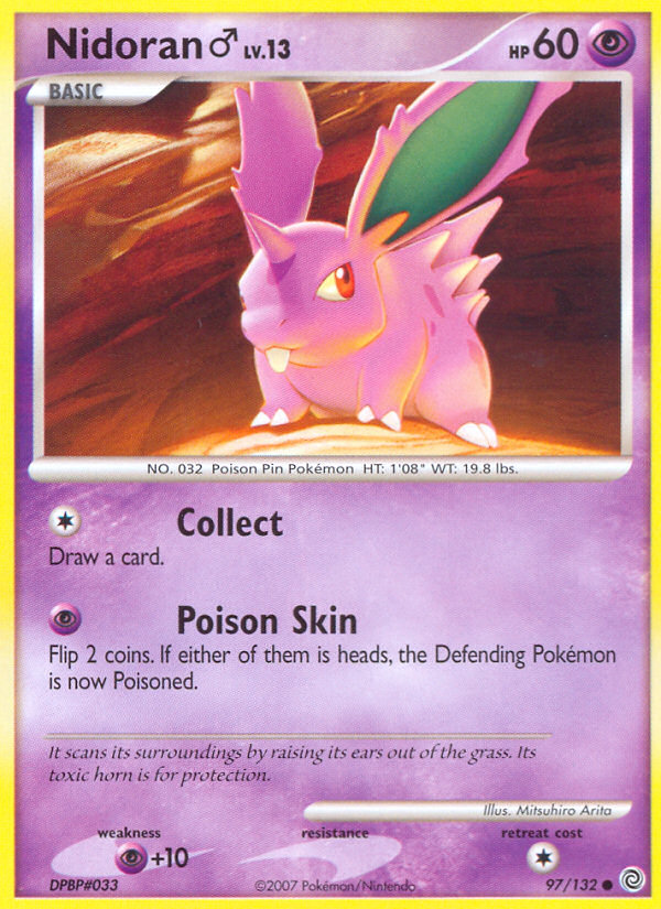 Nidoran (97/132) (Male) [Diamond & Pearl: Secret Wonders] | I Want That Stuff Brandon