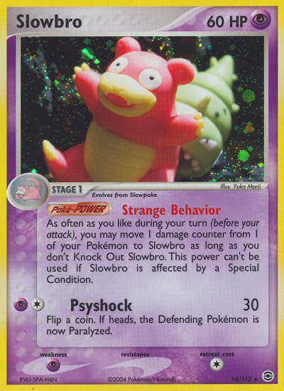 Slowbro (14/112) [EX: FireRed & LeafGreen] | I Want That Stuff Brandon