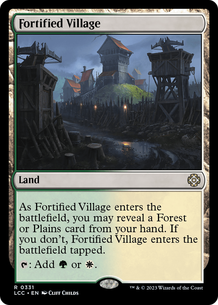 Fortified Village [The Lost Caverns of Ixalan Commander] | I Want That Stuff Brandon