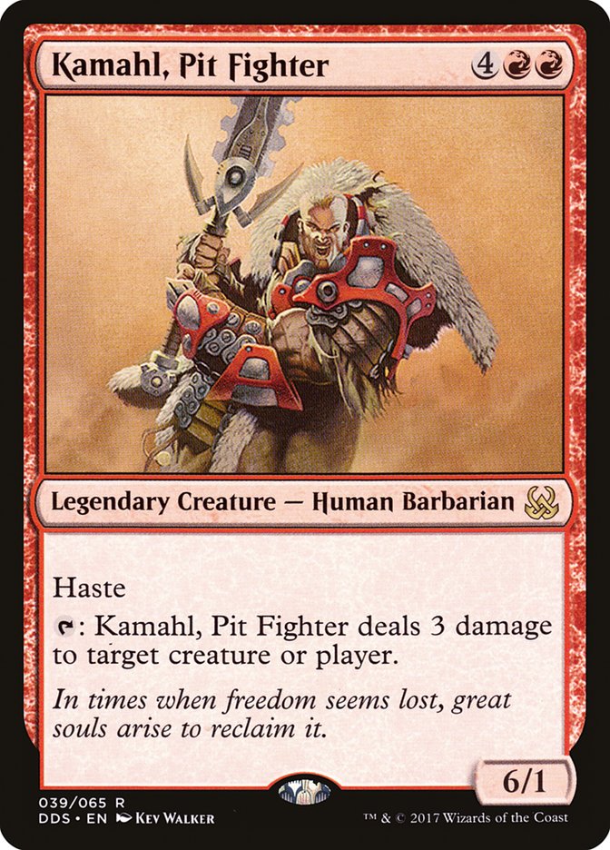 Kamahl, Pit Fighter [Duel Decks: Mind vs. Might] | I Want That Stuff Brandon