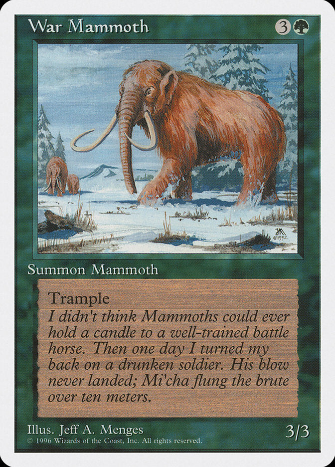 War Mammoth [Introductory Two-Player Set] | I Want That Stuff Brandon