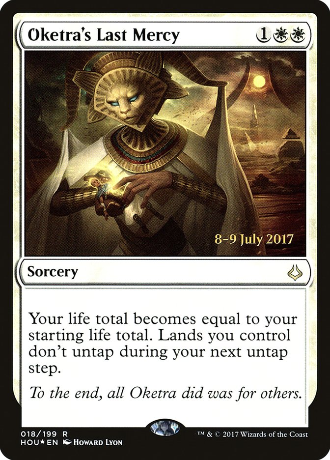 Oketra's Last Mercy [Hour of Devastation Prerelease Promos] | I Want That Stuff Brandon