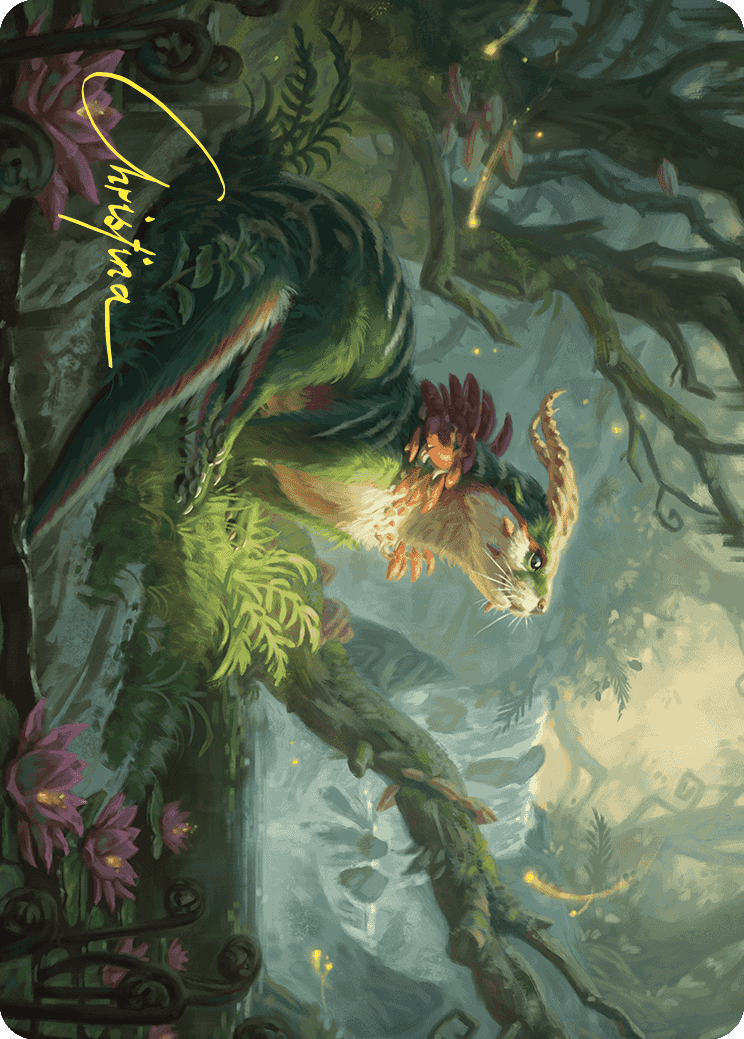 Elusive Otter Art Card (Gold-Stamped Signature) [Wilds of Eldraine Art Series] | I Want That Stuff Brandon