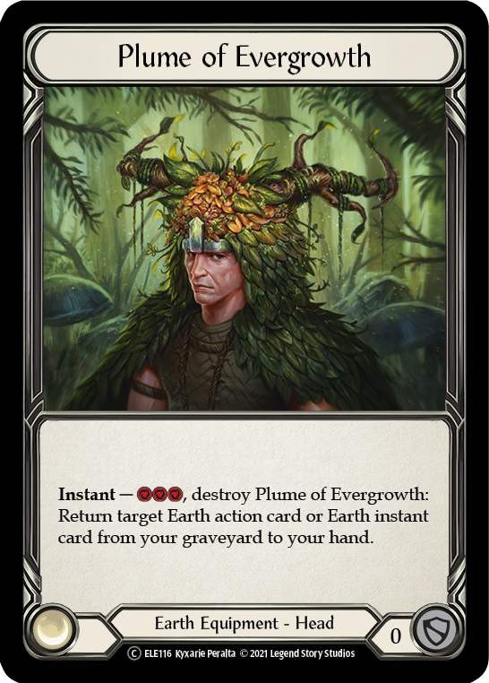 Plume of Evergrowth [U-ELE116] Unlimited Rainbow Foil | I Want That Stuff Brandon