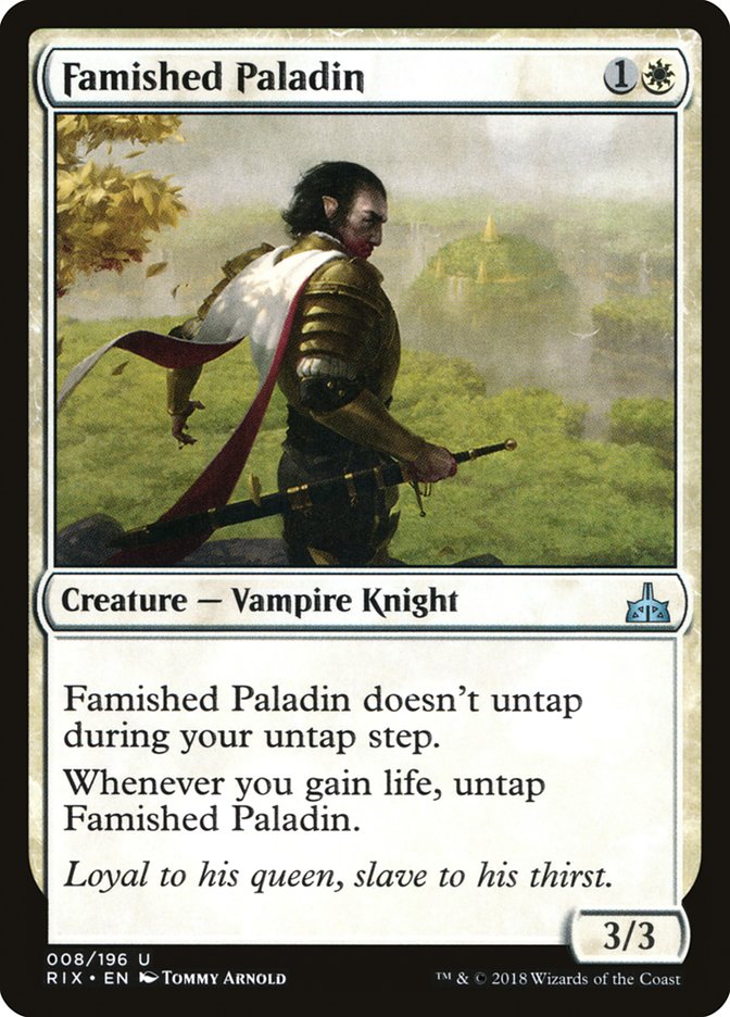 Famished Paladin [Rivals of Ixalan] | I Want That Stuff Brandon