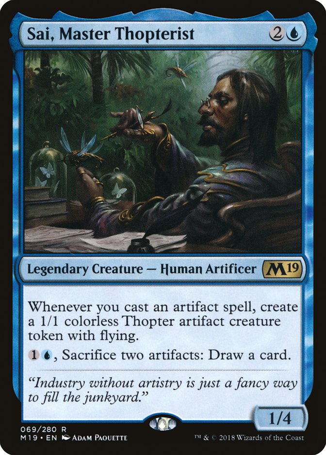 Sai, Master Thopterist [Core Set 2019] | I Want That Stuff Brandon