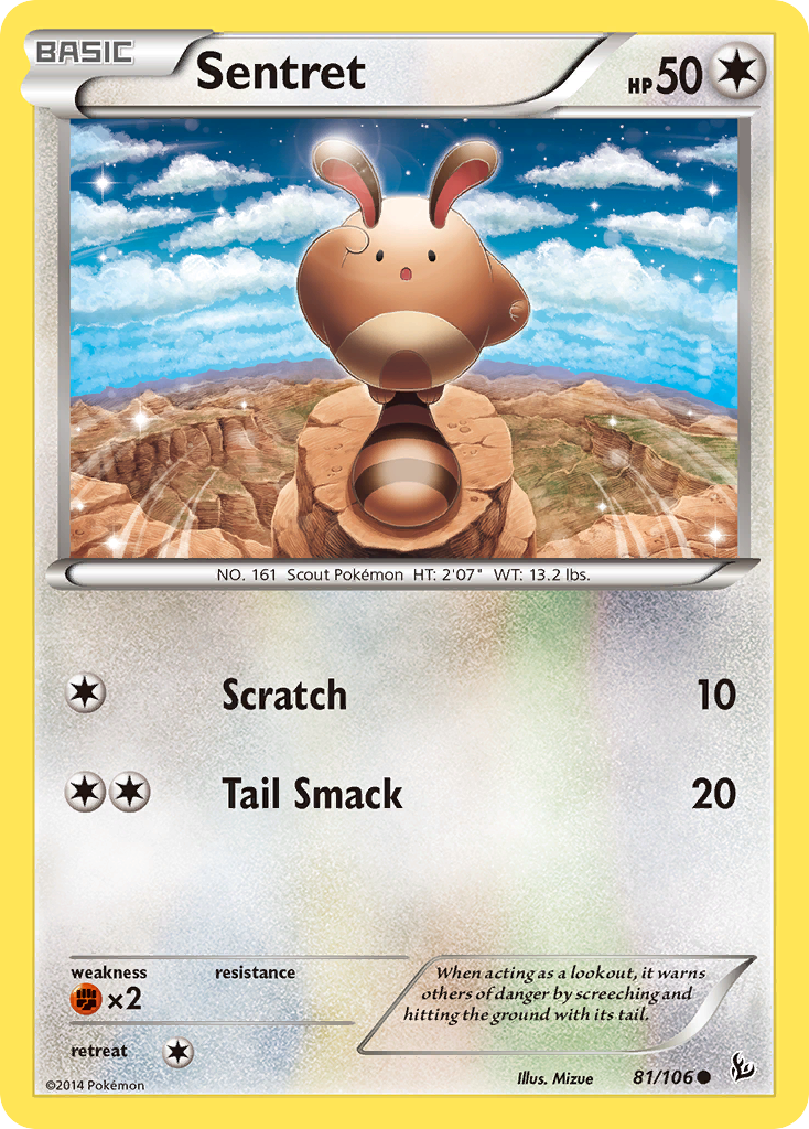 Sentret (81/106) [XY: Flashfire] | I Want That Stuff Brandon