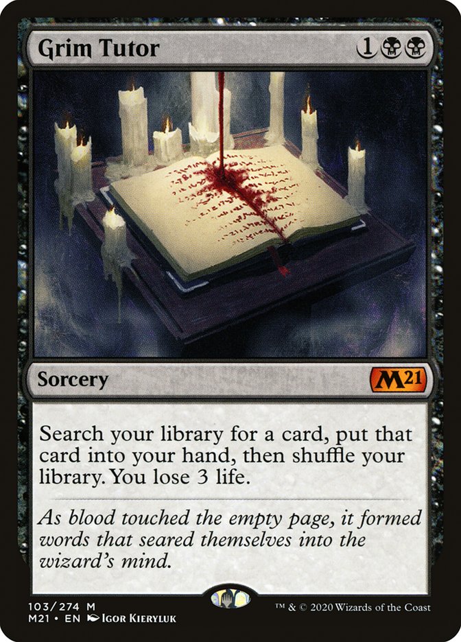 Grim Tutor [Core Set 2021] | I Want That Stuff Brandon