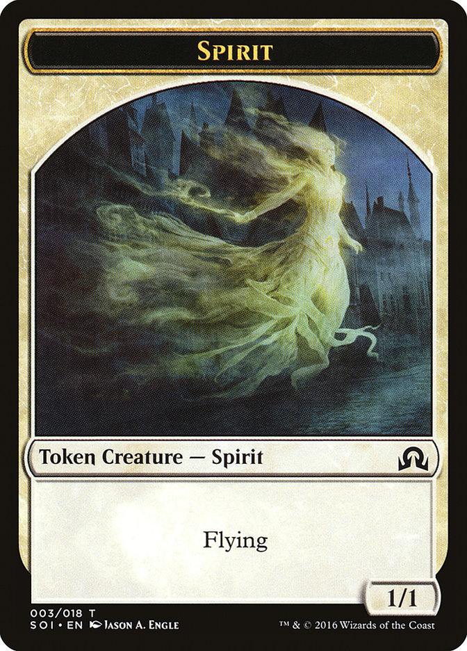 Spirit Token [Shadows over Innistrad Tokens] | I Want That Stuff Brandon