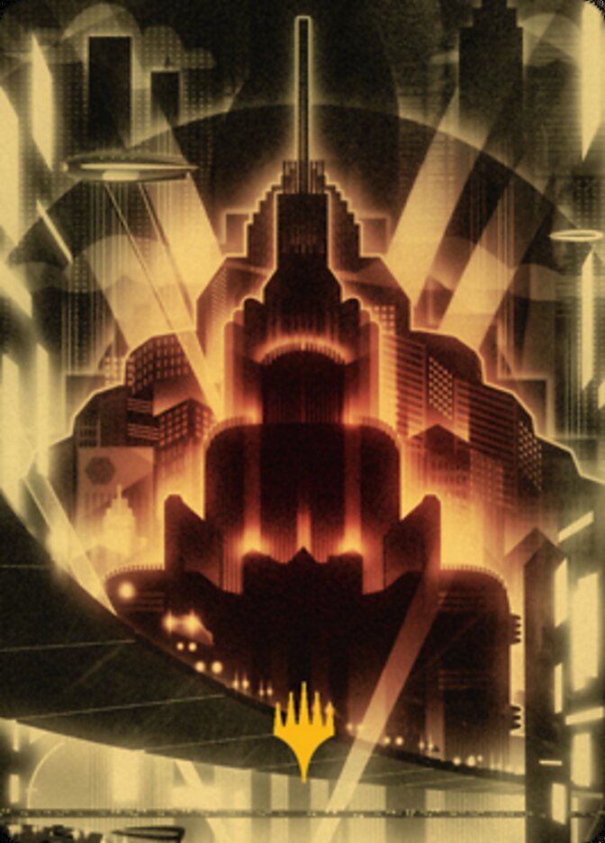 Plains Art Card (Gold-Stamped Signature) [Streets of New Capenna Art Series] | I Want That Stuff Brandon
