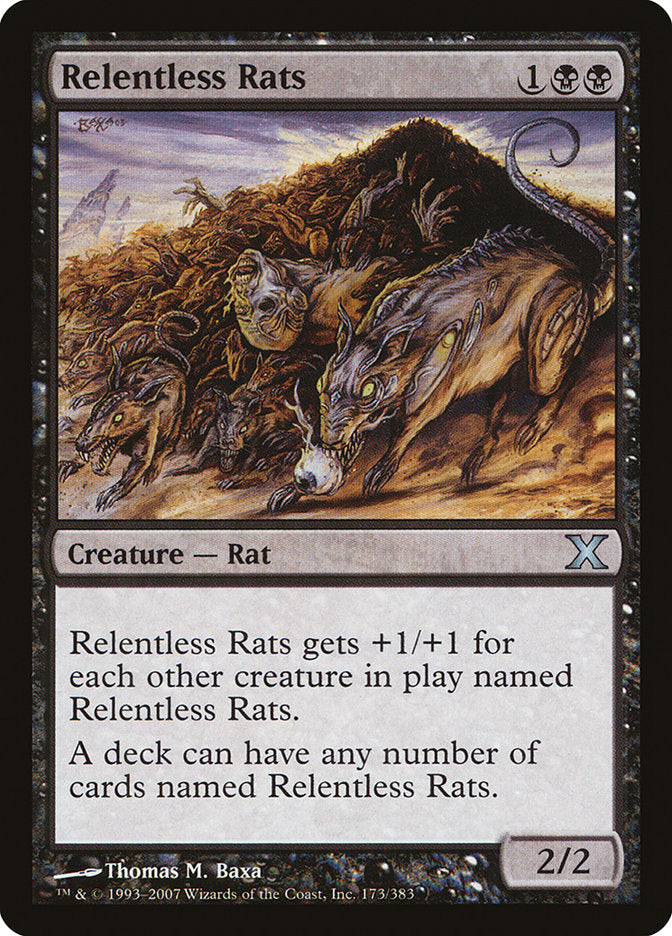 Relentless Rats [Tenth Edition] | I Want That Stuff Brandon