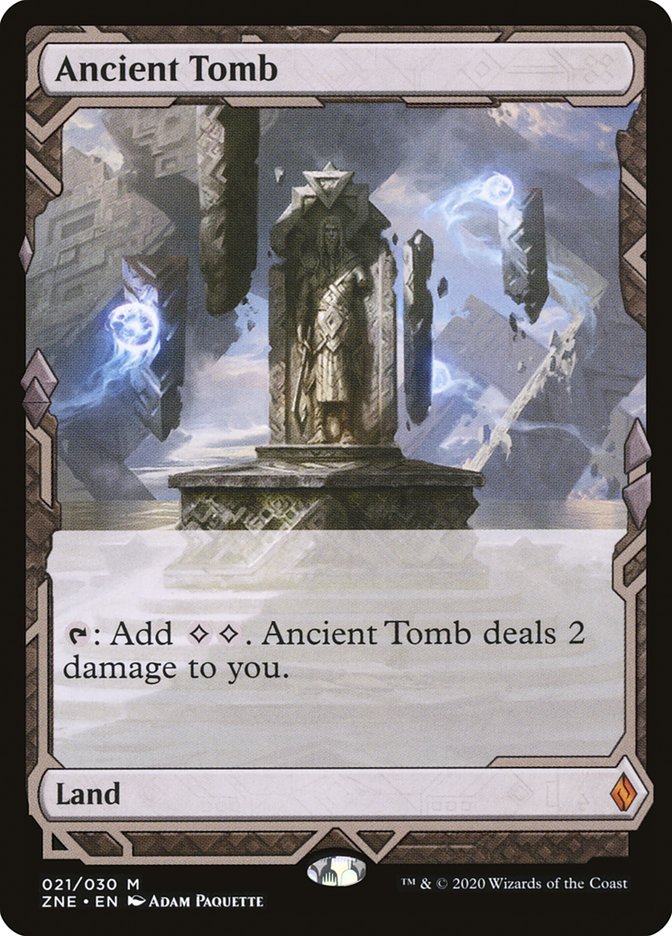 Ancient Tomb (Expeditions) [Zendikar Rising Expeditions] | I Want That Stuff Brandon