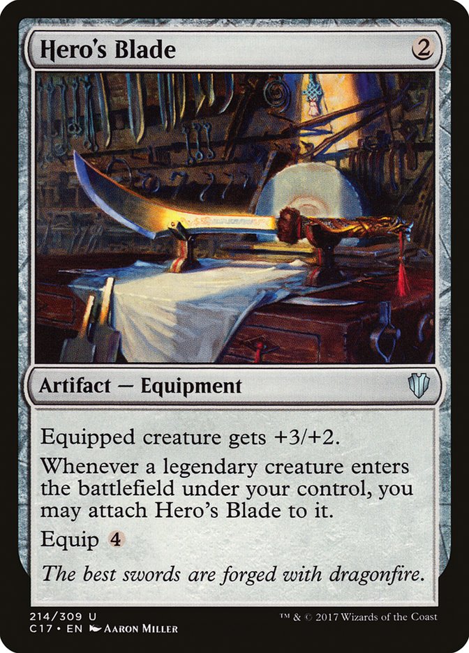 Hero's Blade [Commander 2017] | I Want That Stuff Brandon