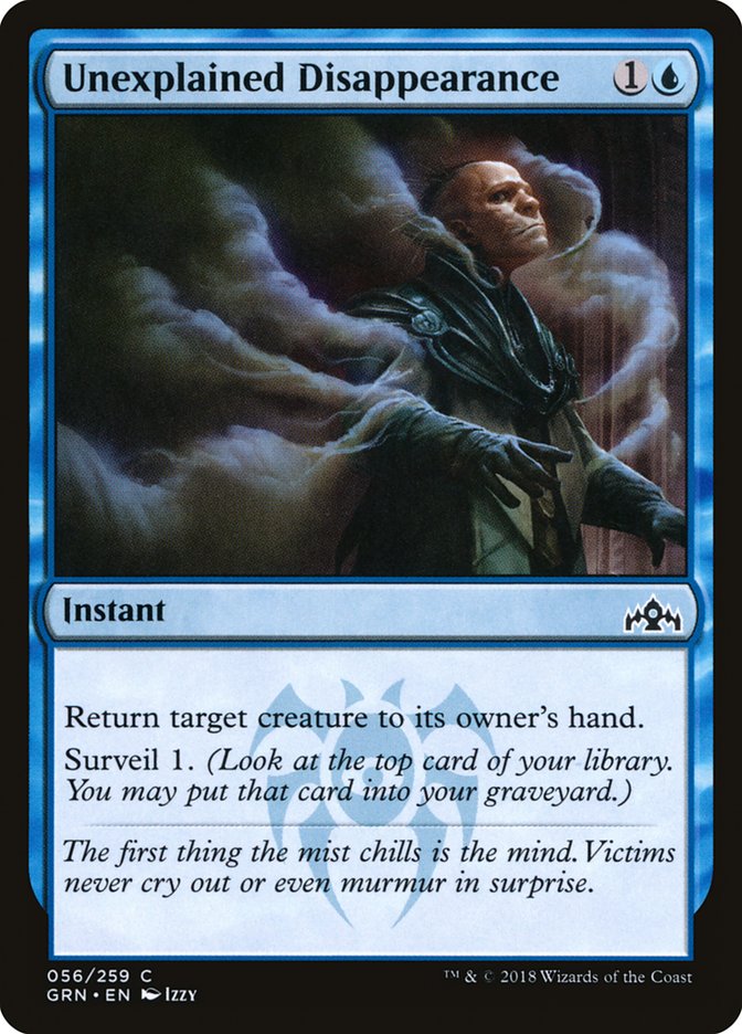 Unexplained Disappearance [Guilds of Ravnica] | I Want That Stuff Brandon