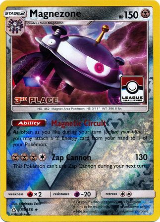 Magnezone (83/156) (League Promo 3rd Place) [Sun & Moon: Ultra Prism] | I Want That Stuff Brandon